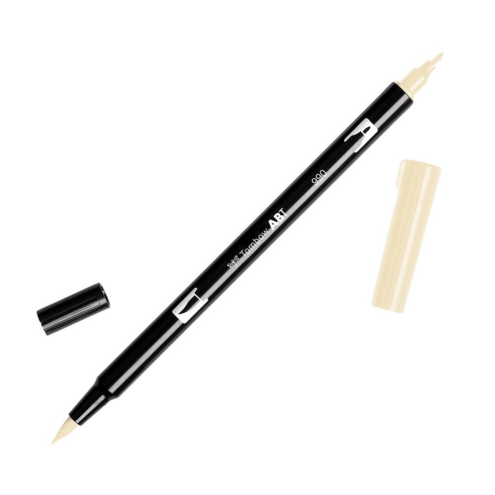 Tombow Dual-Tip Brush Marker Pen – Light Sand